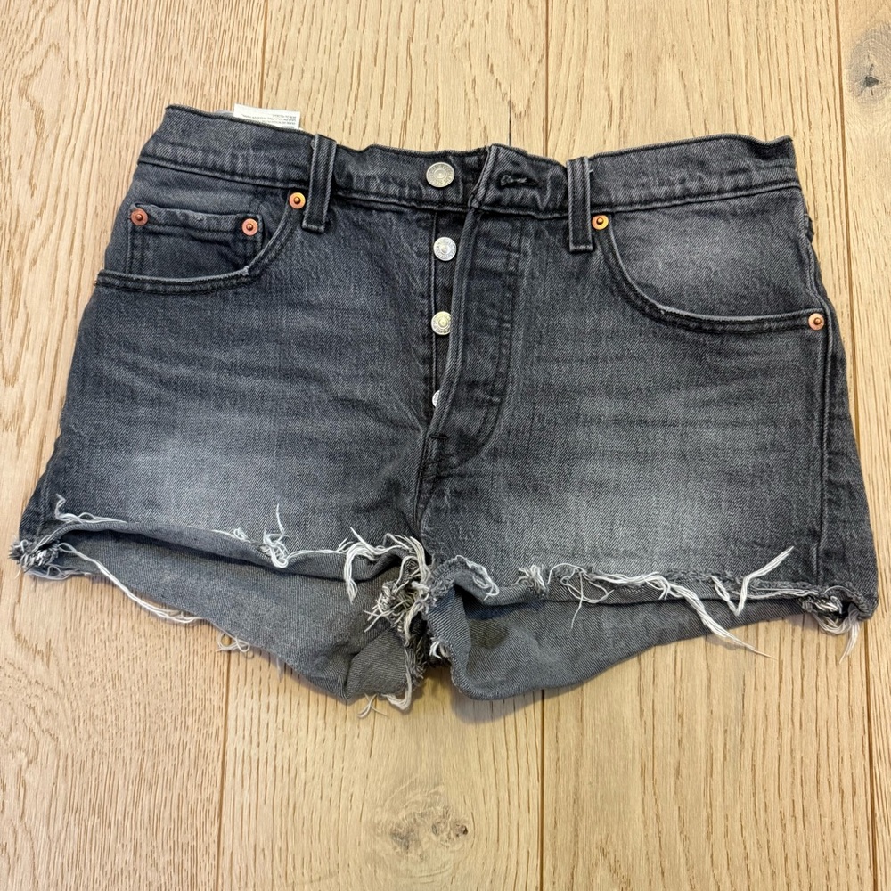 Stylish Gray Denim Women's Shorts